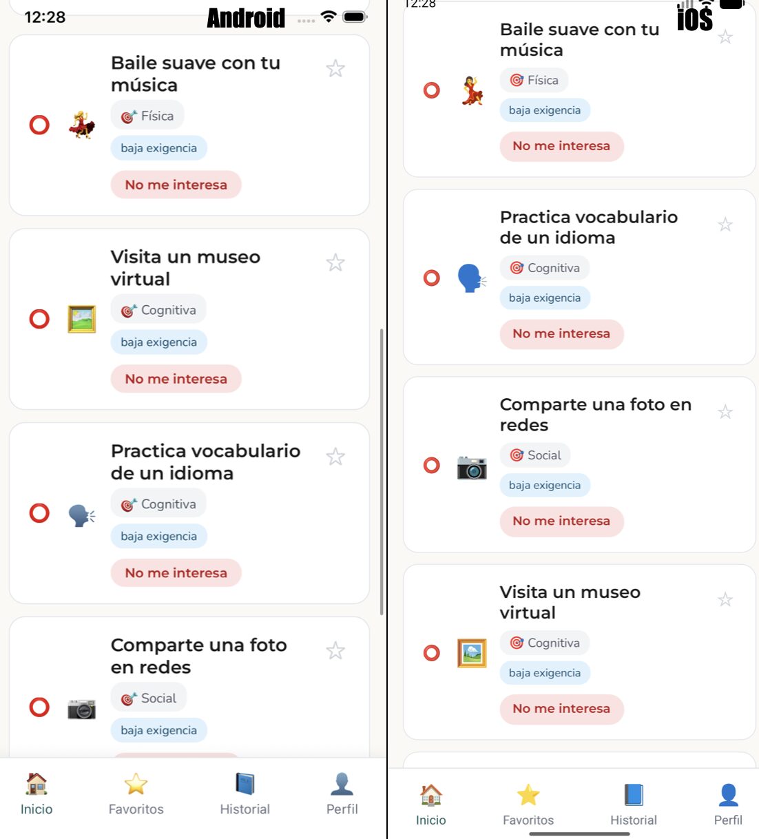 Actividades Jubilapp